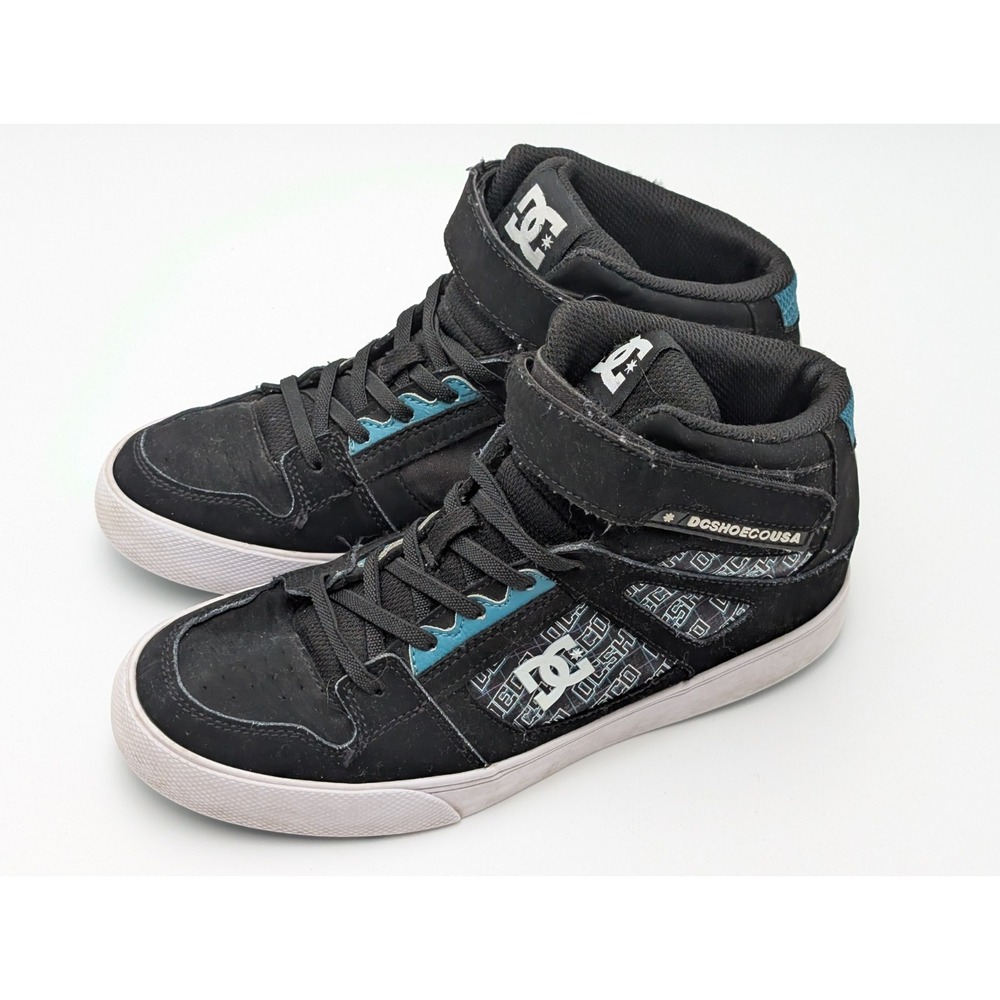 DC Shoes Cure High Top Green Gum Skateboarding Sneaker Youth Size 6.5 ADBS300324